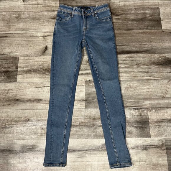 Prana Soma Mid Rise Denim Ankle Skinny Jeans Blue NWT Women’s Size 27 - Picture 1 of 10